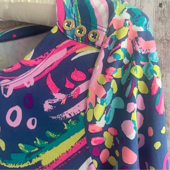 Lilly Pulitzer Beach Loot Sophie 3/4!sleeve Dress Small - Picture 4 of 4